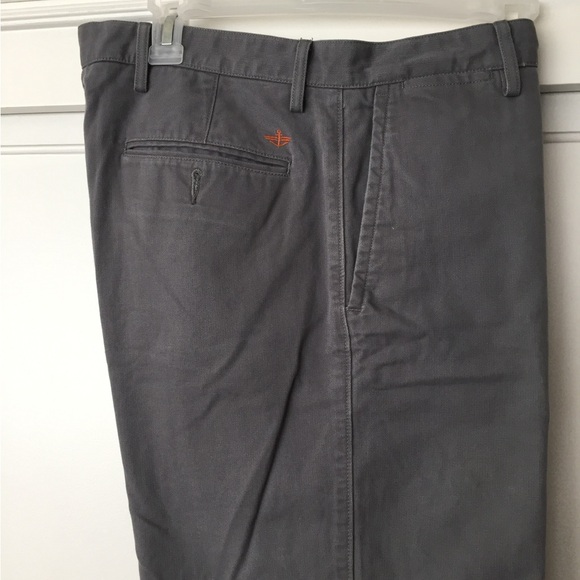 Men’s Dockers Pacific Field Khaki Collection Gray 100% Cotton Excellent 34 x 30 - Picture 3 of 4